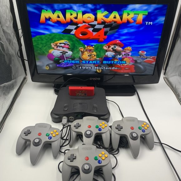 Ultimate N64, Nintendo 64 Bundle with 4 Authentic Controllers